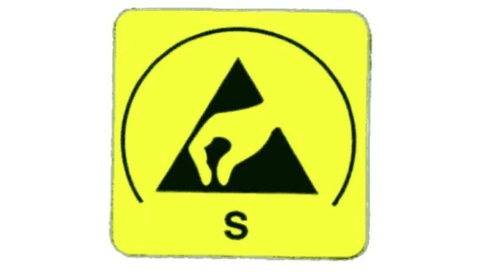 Etiquette ESD sans texte