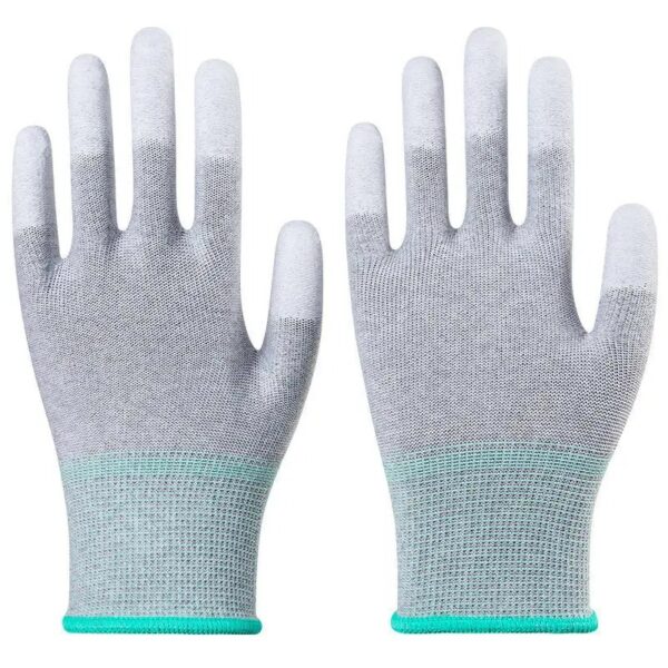 Gants Antistatiques Gris Doigts PU
