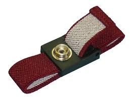 Bracelet Tissu ESD Bouton Pression 10mm