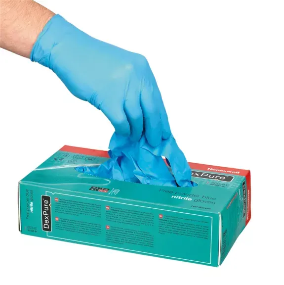 Gant nitrile jetable DexPure 800-81 non poudré