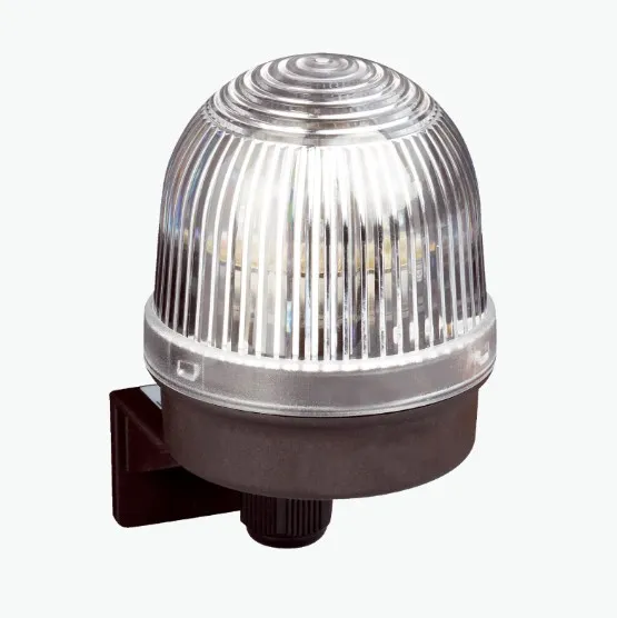 Voyant incluant connecteur mâle M12 et câble de connexion (2 m), équerre de fixation et kit de fixation