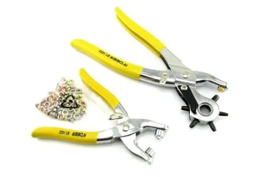 Pince emporte-pièces jaune