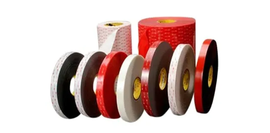 Rubans double face et transfert