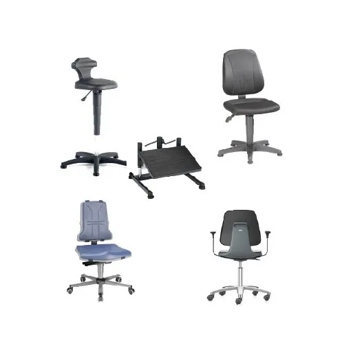 Sièges et reposes pieds industriels